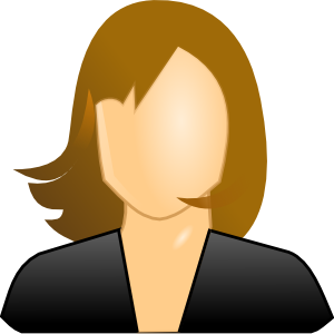Female User Icon Clip Art - vector clip art online ...