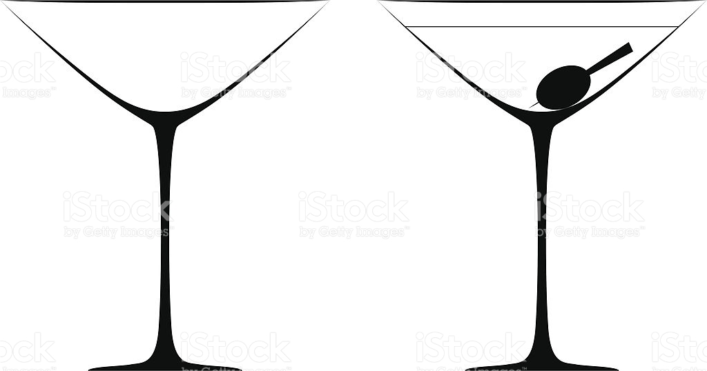 Martini Glass Clip Art, Vector Images & Illustrations