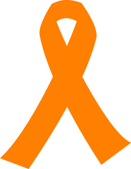 Orange Cancer Ribbon And Wings Tattoo 132264jpeg