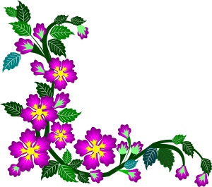 Flower Corner Clipart