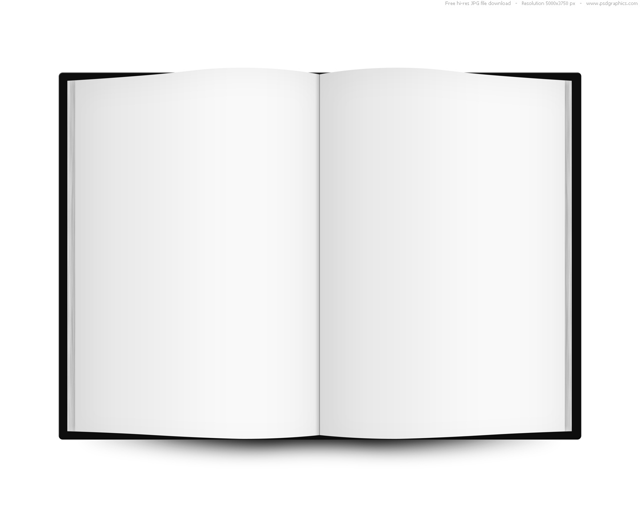 Blank Open Book | Jos Gandos Coloring Pages For Kids