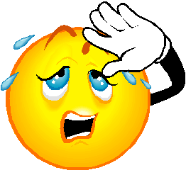 Tired Face Clipart