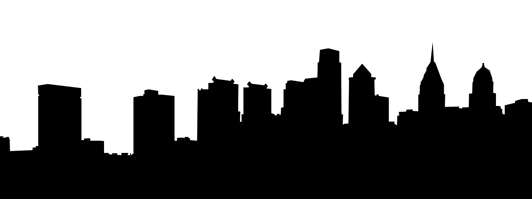 Skyline Outline | Free Download Clip Art | Free Clip Art | on ...
