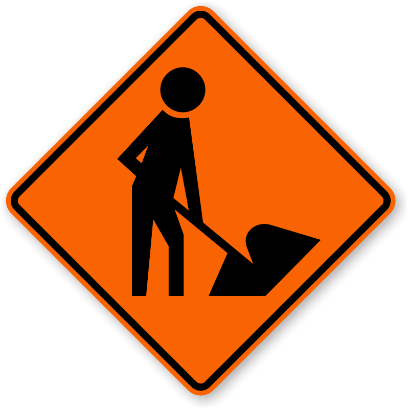 Men at Work Signs