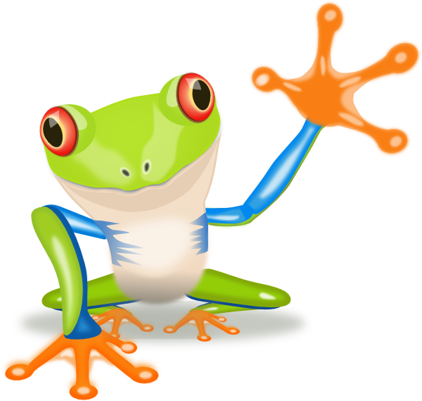 Funny Frog Clipart