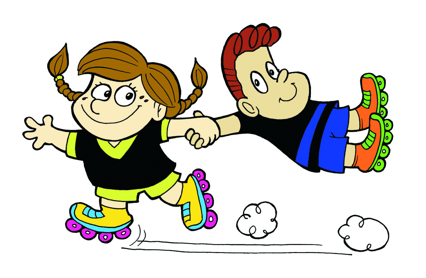 Roller Skating Party Clipart