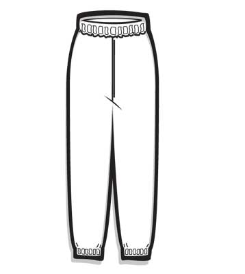 Jogging pants clipart