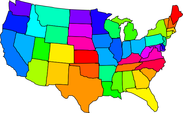 Clipart united states map