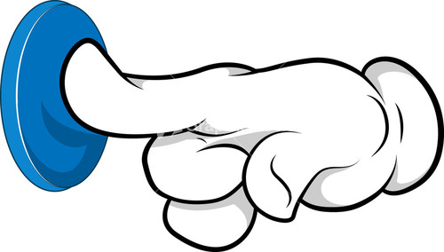 Cartoon Hand - High Five - Vector Illustration