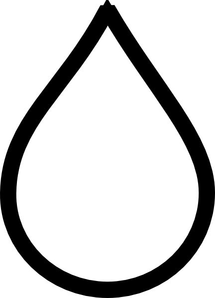 Raindrop clipart template