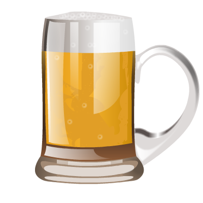 Glass of Beer Twenty-one | Isolated Stock Photo