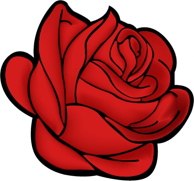 Cartoon Rose | Free Download Clip Art | Free Clip Art | on Clipart ...