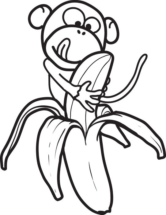 Beneficial fruit Banana 20 Banana coloring pages | Free Printables