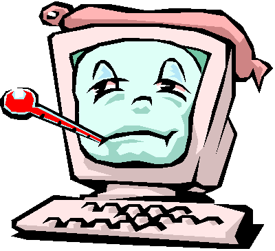 Broken Computer Clipart