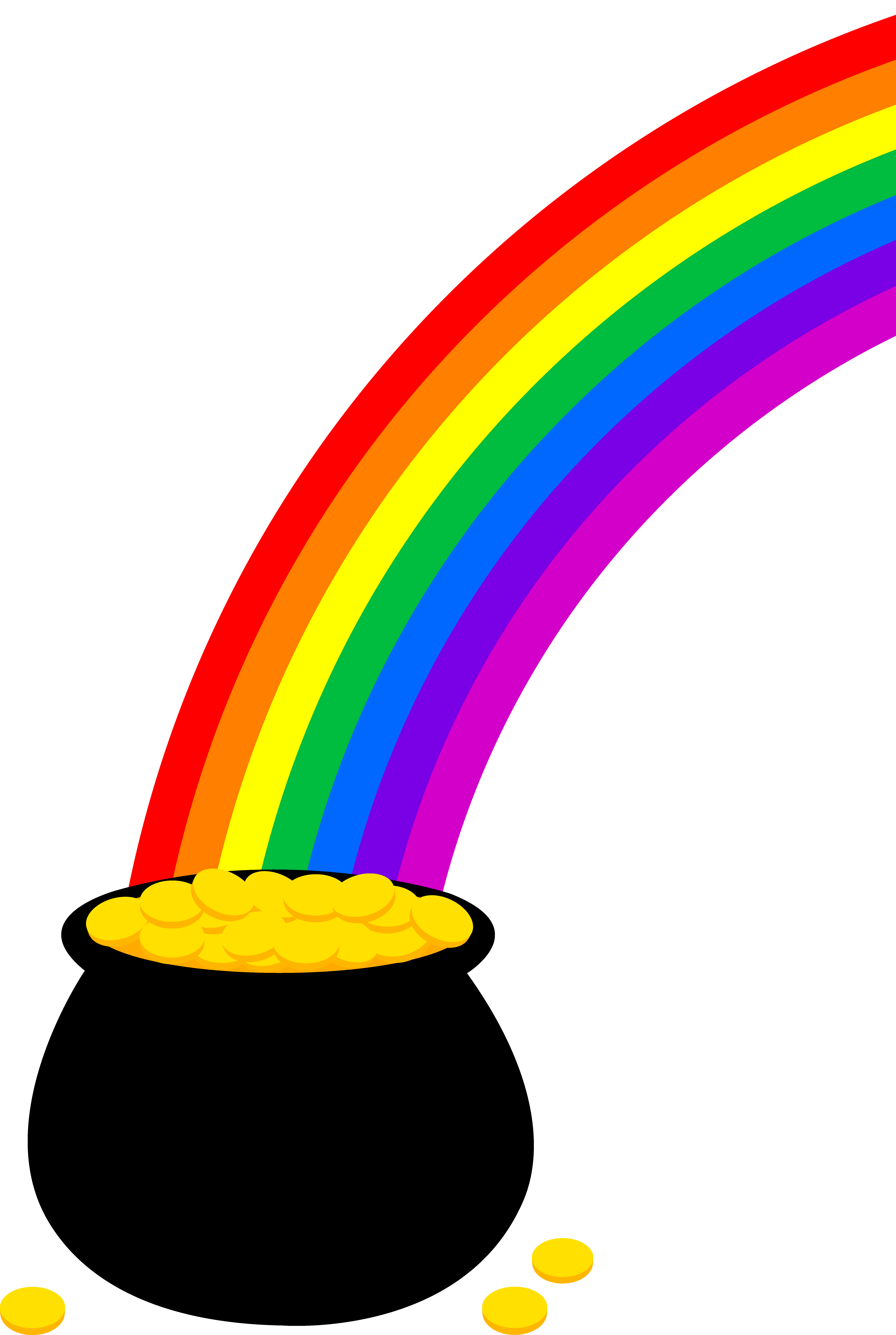 Pots of gold clipart