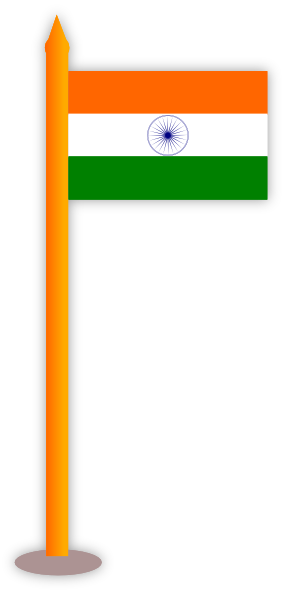 Indian national flag clipart