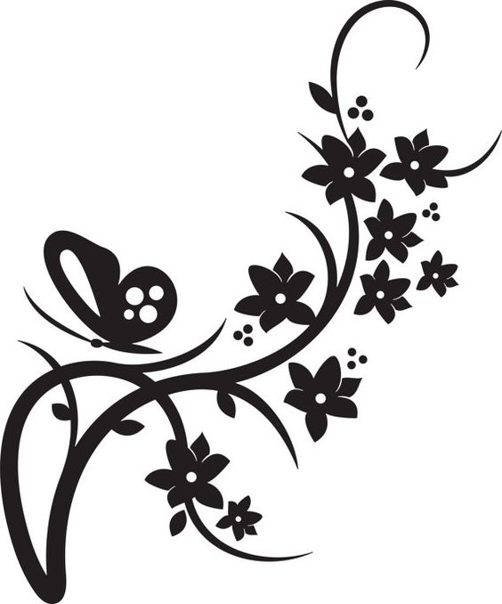 Wedding, Nail decals and Flowering vines