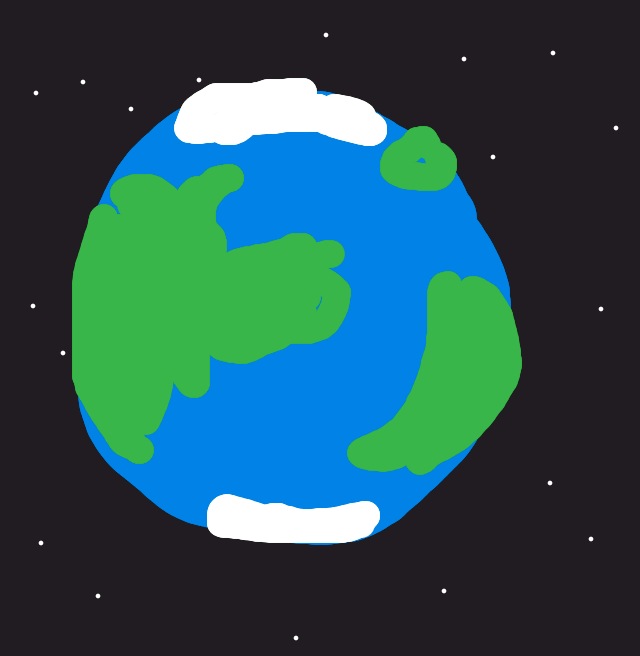 IPHONE art: Draw Something: earth by Poe-Zu-Pie on DeviantArt