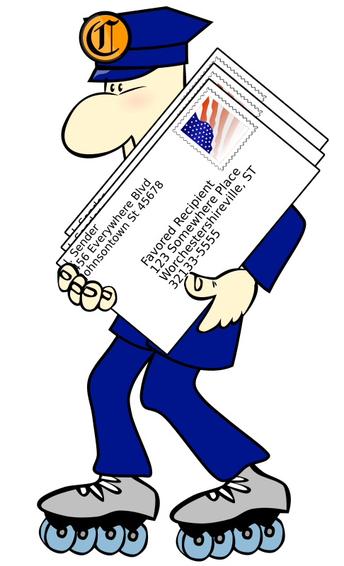 Clip Art Postman Bag Clipart