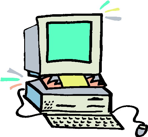 Clipart of a computer