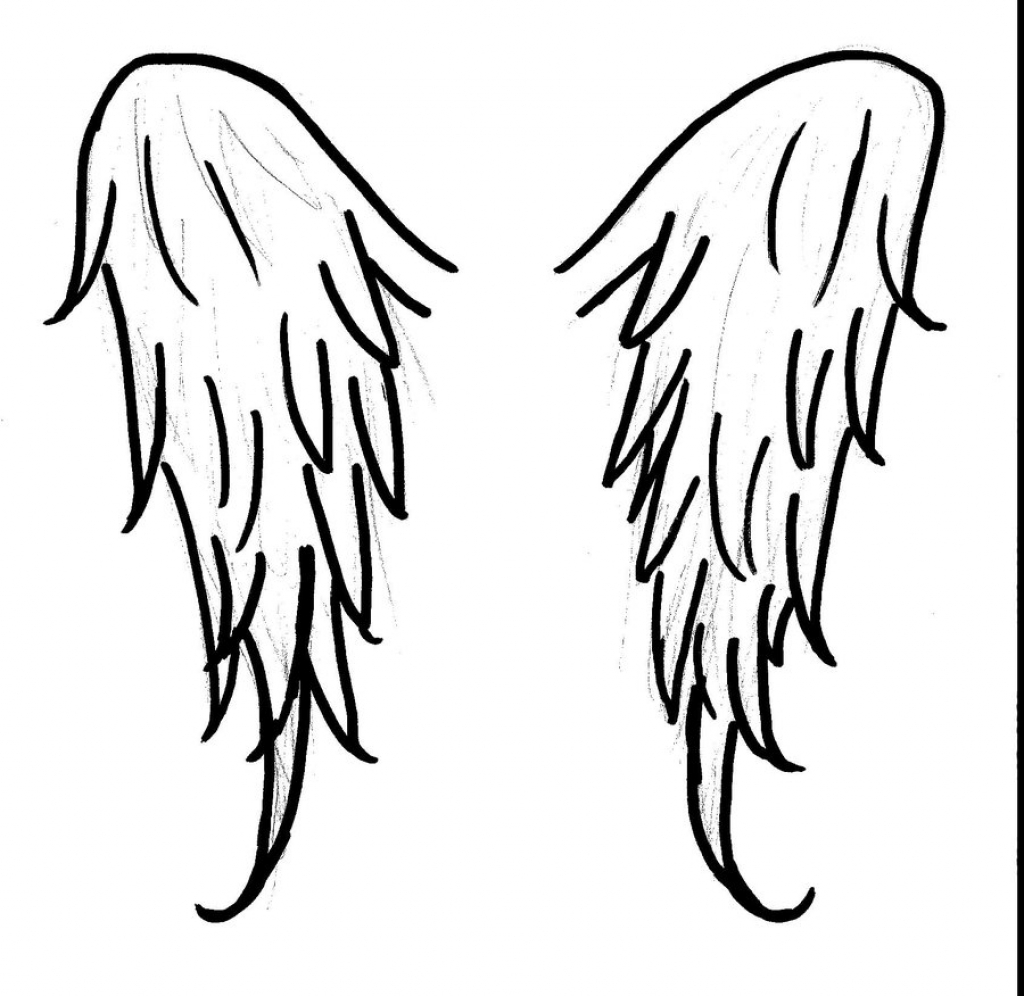 How To Draw Angel Wings Step By Step - Drawing Pencil - ClipArt Best ...