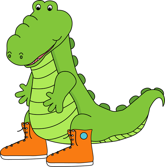Cute Alligator Clipart
