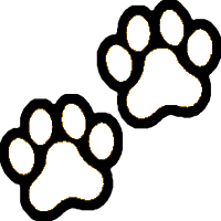 Husky Paw Print Clipart