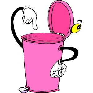 Cartoon trash can clipart