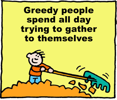 Image download: Greedy Gather | Christart.com