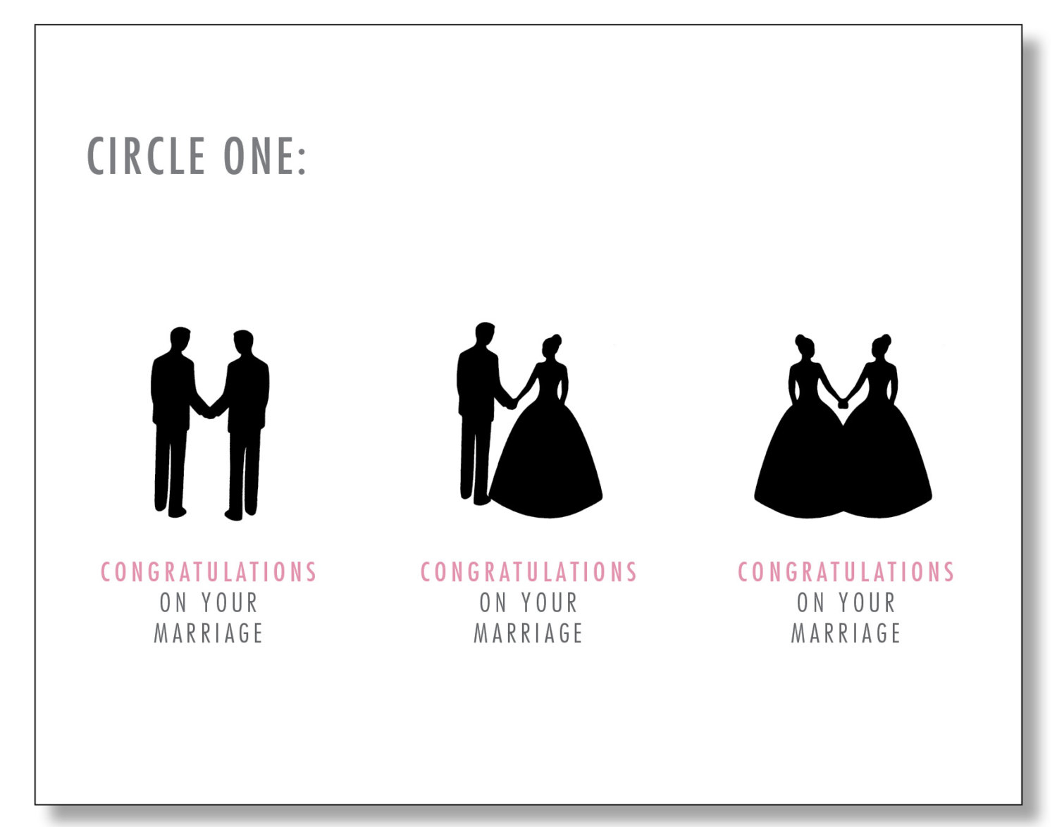 Gay marriage card | Etsy