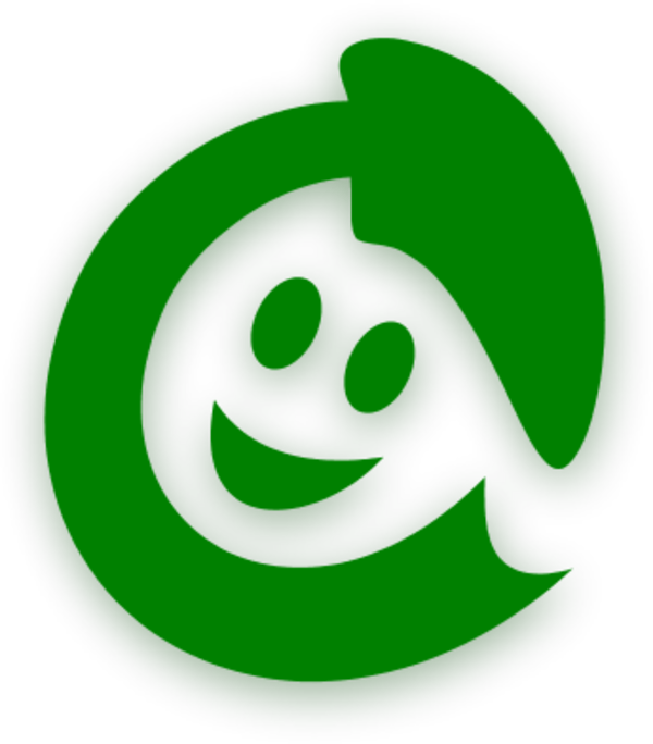 smiley face as a recycling logo - vector Clip Art