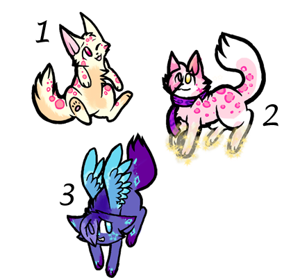 ALL SOLD)More Chibi cat point adopts :D by SoulCats on DeviantArt