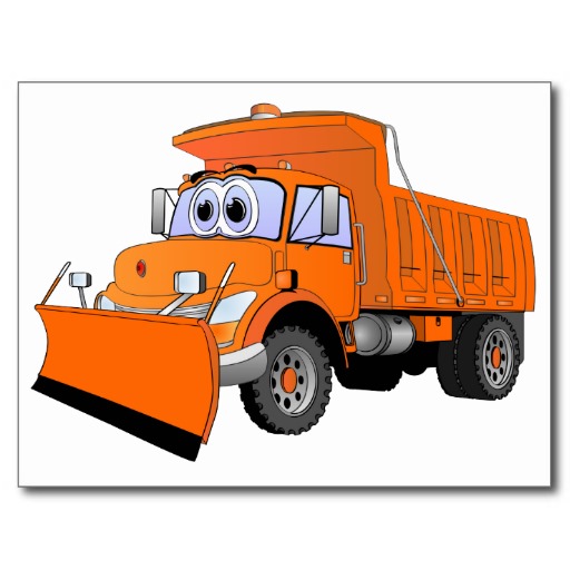 Cartoon Snow Plow Clipart