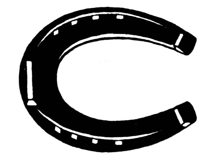 Horseshoe Coloring Page - ClipArt Best