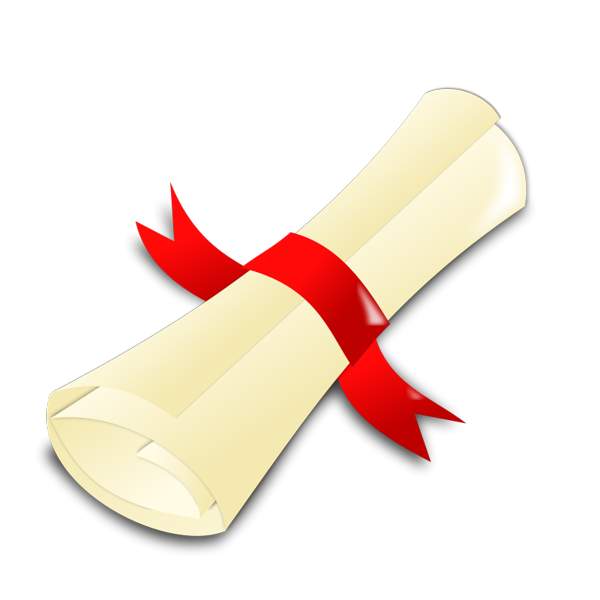 Graduation diploma clipart