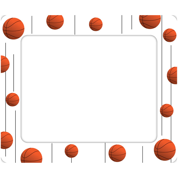 Basketball Borders Clipart