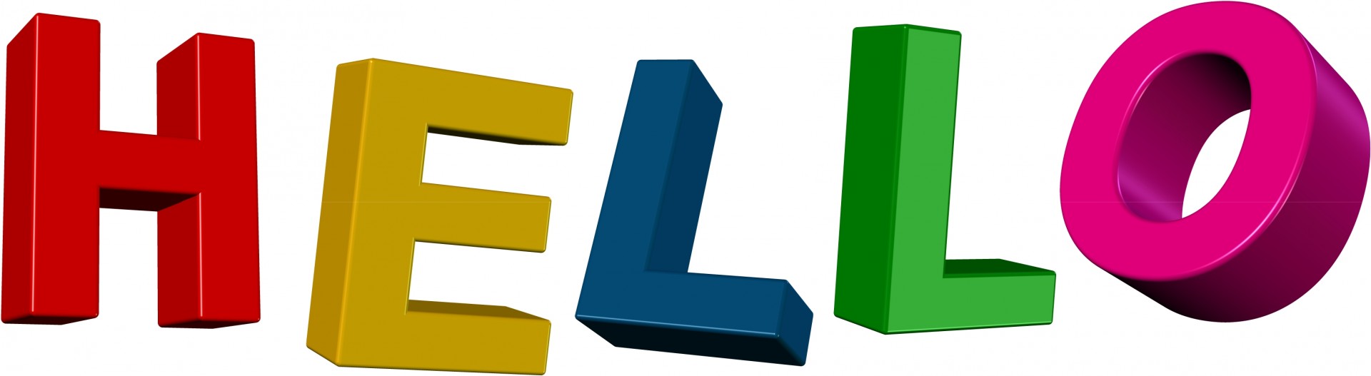 Hello Clip Art Text Free Stock Photo - Public Domain Pictures