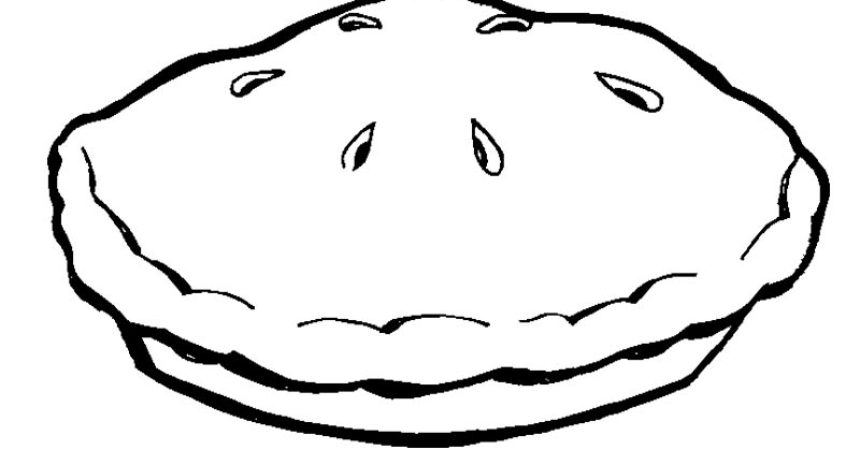Pie Coloring Pages Pan Kids Art - GFT Coloring • #61149