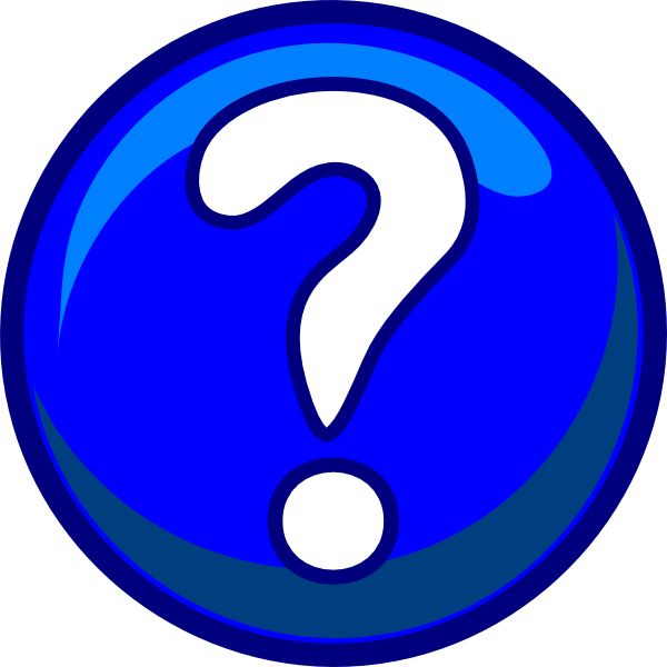 Free clipart question mark button