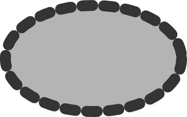 Ellipse With Dotted Line Clip Art - vector clip art ...