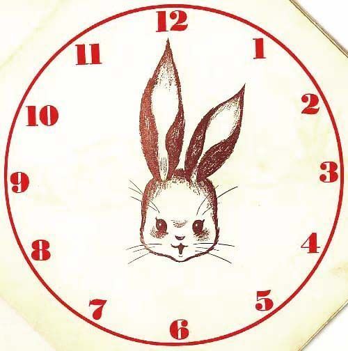 RARE 1943 1st Ed `Telltime the Rabbit&#39; Animal Story, Clock ...