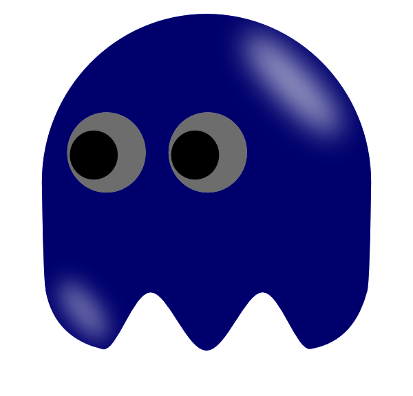 Pacman Ghost Vector Clip Art Free For Download Wallpaper