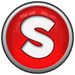 Red Letter S Icon, PNG ClipArt Image