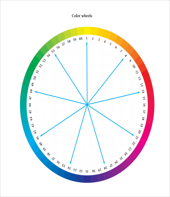 Color Chart Templates – 11+ Free PDF Format Download! | Free ...
