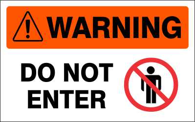 WARNING SIGNS : Online Sign Shop