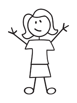 Stick Figure Female - ClipArt Best