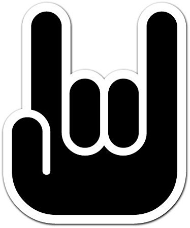 Amazon.com: Heavy Metal Sign Music Car Bumper Sticker Decal 4"x3 ...