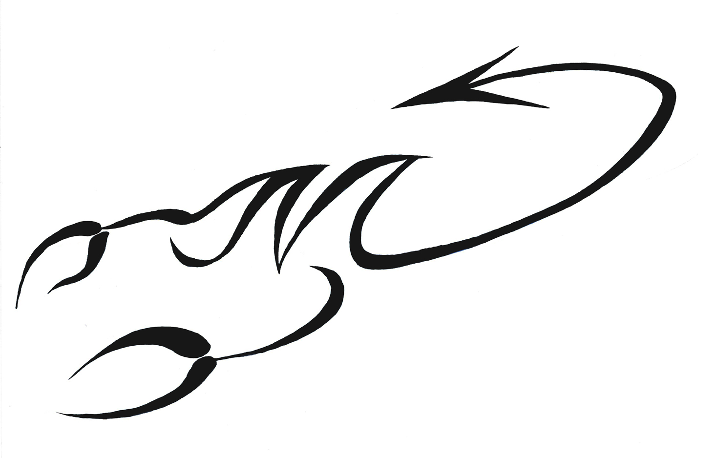 Fancy M Letter Outline - ClipArt Best