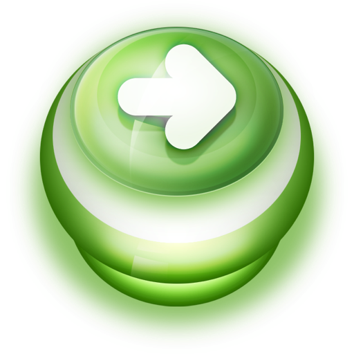Button Green Arrow Right Icon | Pushdown Buttons Iconset | Wackypixel