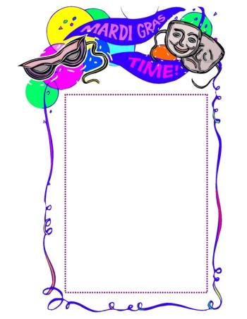 Mardi Gras Clip Art Borders 053012» ClipArt